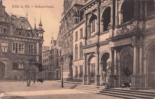 Köln a. Rh. Rathaus-Portal. -795552