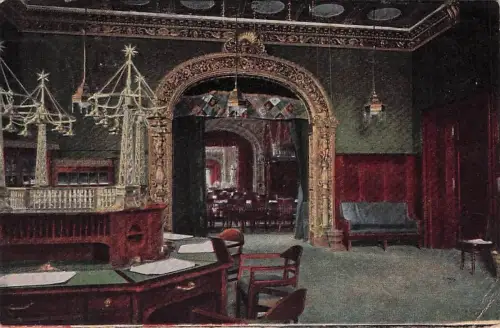 AK Wiesbaden, Neues Kurhaus, Schreibsaal -795886