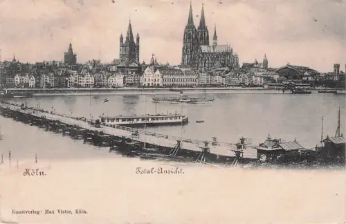 Ak Köln am Rhein, Ansicht von Deutz aus -795972