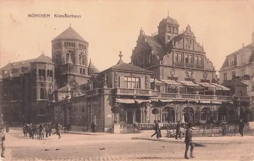 AK München, Künstlerhaus und Synagoge -795998