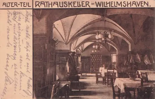 AK Wilhelmshaven, Innenansicht vom Gasthaus -795874