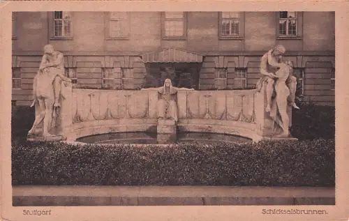 Stuttgart Schicksalsbrunnen. -796024