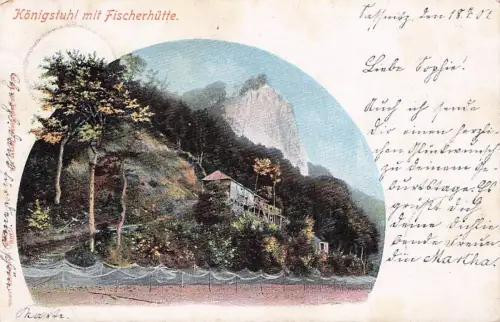 Ansichtskarte Koenigstuhl_Ruegen_Insel Fischerhuette -796034