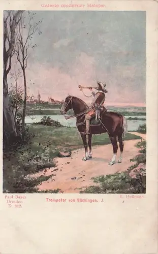Galerie moderner Meister. Paul Bayer Dresden. Trompeter von Säckingen -796046