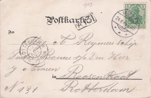 Lithographie Arenberg, Totalansicht, Eingang zum Oelberg -796070