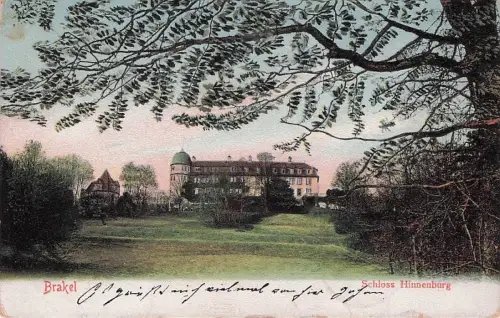 Ansichtskarte Brakel Schloss Hinnenburg -796136