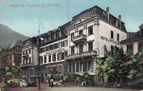 AK Bad-Bertrich, Blick auf das Hotel Pitz-Kurhotel -796124