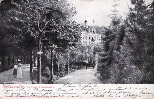 AK Badenweiler, Schloss Hausbaden -796114