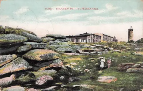 HARZ. BROCKEN MIT TEUFELSKANZEL. -796224
