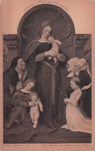 Dresden Konigt Gomalde Galerre Kas Holbein dif Die Madonna -796306