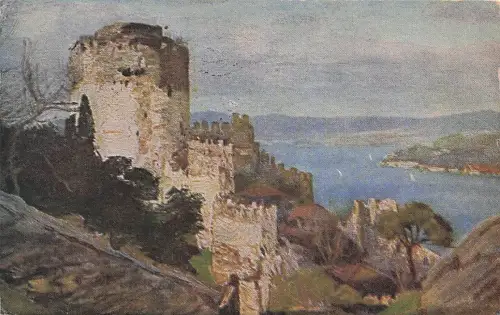 Künstler Ak Macco, Georg, Konstantinopel Istanbul Türkei, Kastell Rumeli -796290