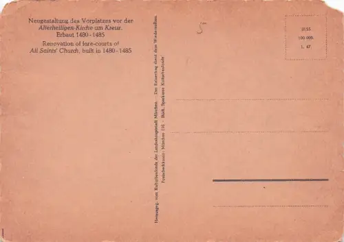 München, Naugestaltung des Vorplatzes der Allerheiligen-Kirche am Kreuz -796268