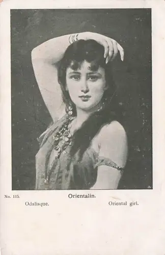 Orientalin. Odalisque. Oriental girl. -796254