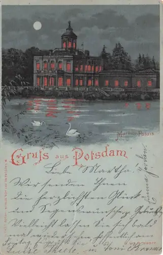 Marmor-Palais guss aus Potsdam -796372