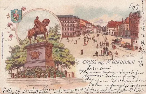 Moenchengladbach Moenchengladbach Denkmal Marktplatz x 1899 Moenchengla -796392