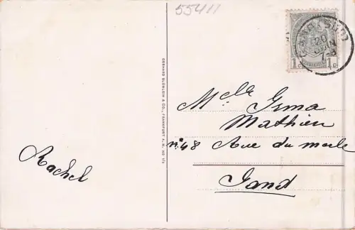 AK Bingen a. Rh., Gesamtansicht mit Rheinpartie -796460