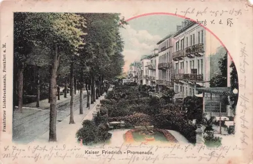 Ak Bad Homburg vor der Höhe Hessen, Kaiser-Friedrich-Promenade -796574