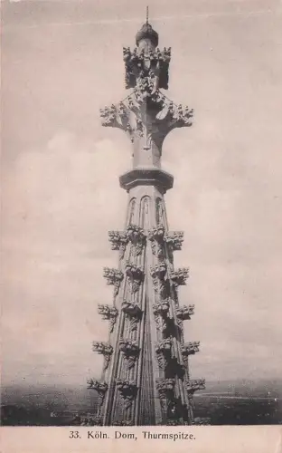 33. Köln. Dom, Thurmspitze. -796640
