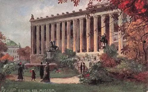 Berlin Koenigliches Museum Kuenstlerkarte Kat. Berlin -796498