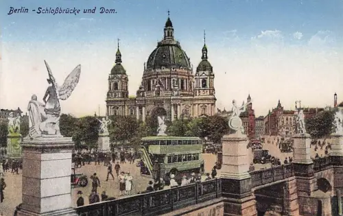 AK Berlin, Dom und Schlossbrücke -796486