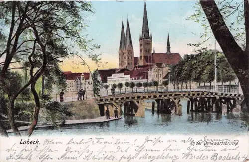 Luebeck Dankwartsbruecke Kat. Luebeck -796700