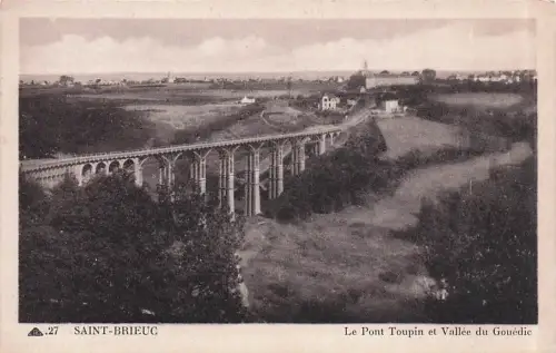Ansichtskarte / Postkarte Saint Brieuc Côtes d Armor, Toupin-Viadukt -796664