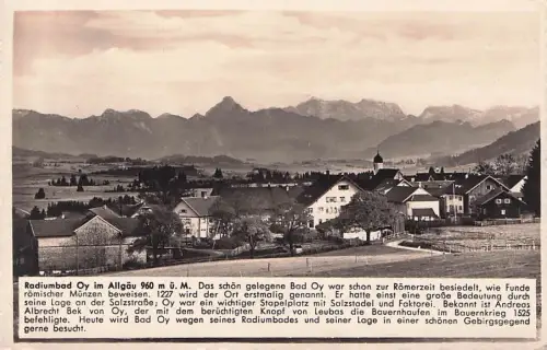 Mittelberg-Oy-Mittelberg Stadtpartie - historien Text 1932 -796476