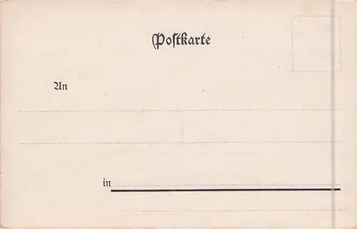 Lithographie Wilhelmshöhe, Blick auf Löwenburg -796724