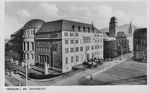 Ak Freiburg Breisgau, Partie an der Universität -796472