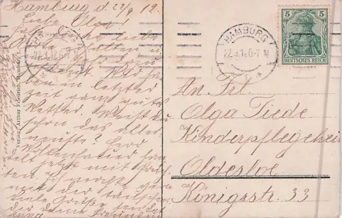 Hamburg, Hochbahn über der Alster -796658