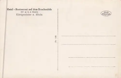 Siebengebirge Blick vom Drachenfels auf Insel Nonnenwerth -796646