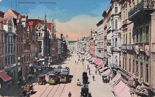 Magdeburg Breiteweg Strassenbahn Magdeburg Stadtkreis -796718