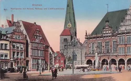 AK / Ansichtskarte Bremen Marktplatz Bremen -796542