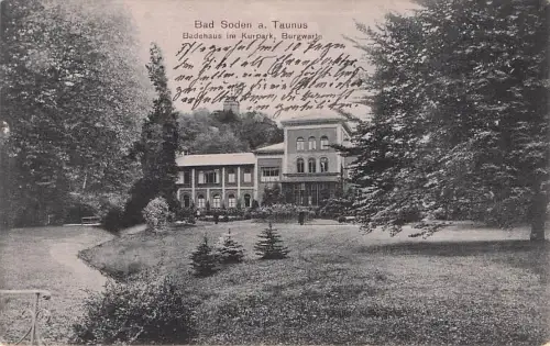 Bad Soden a. Taunus Badehaus im Kurpark, Burgwarte -796788