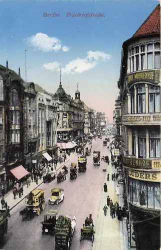 AK Berlin, Friedrichstraße aus der Vogelschau -796716