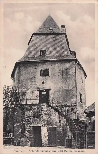 Ak Simmern im Hunsrück, Schinderhannes Turm -796632