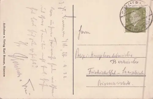 Ak Simmern im Hunsrück, Schinderhannes Turm -796632