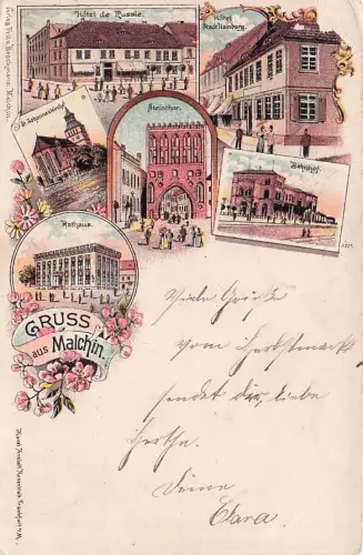 GRUSS aus Malchin“ -796904