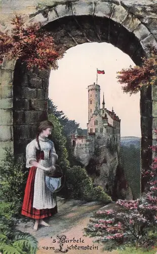 AK Schloss Lichtenstein, 's Bärbele vom Lichtenstein -796736