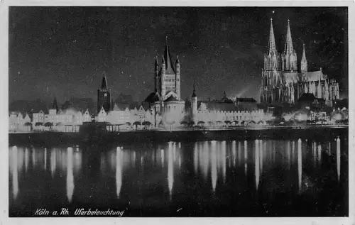 Köln a. Rh. Uferbeleuchtung -796582