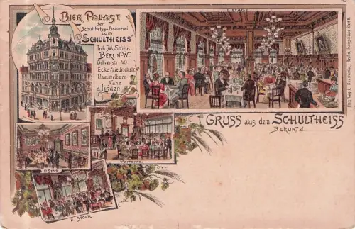 GRUSS aus dem SCHULTHEISS BERUN, d -796890