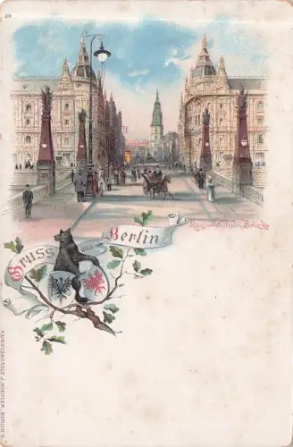 Berlin Berlin Kaiser Wilhelm Bruecke x / Berlin /Berlin Stadtkreis -796858