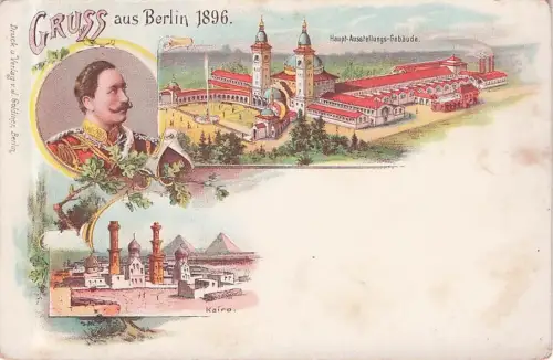 Berlin - Gewerbe Ausstellung 1896 - Litho -796888