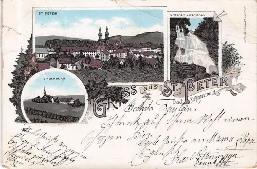 Gruss aus St. Peter, Bad Schwarzwald". -796846