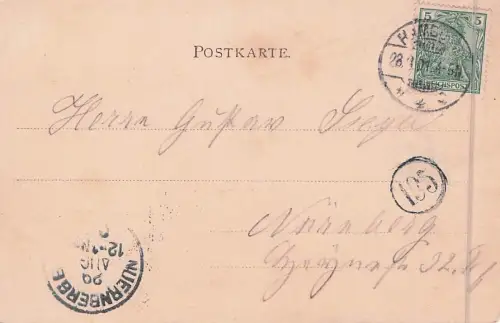 AK Hamburg-Uhlenhorst, Partie a. d. Alster, Wenzelburg -796712