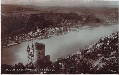 AK St. Goarshausen, Burg Katz, St. Goar -796662