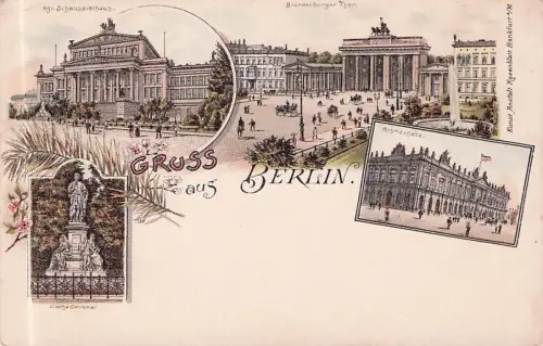 Lithographie Berlin Reichstag / Berlin /Berlin Stadtkreis -796876