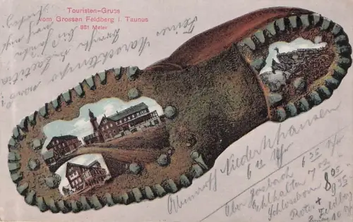 AK Feldberg i. T., Hotel Feldberg, Wanderschuh -796782