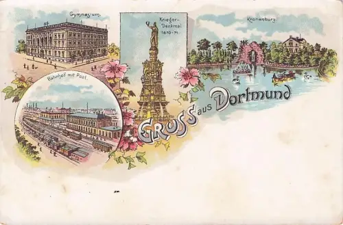 Dortmund Gymnasium u.Kronenburg Kat. Dortmund -796922