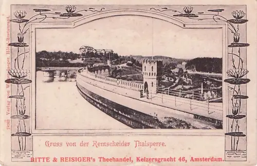 Gruss von der Remscheider Thalsperre. -796998